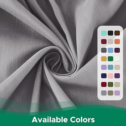 Miniatura 6 de Faldones Biscaynebay para cama, con elástico, envolventes, fáciles de ajustar, resistente a las arrugas y a la decoloración, tela sedosa y lujosa,