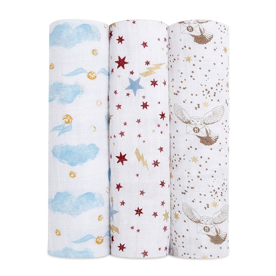 Harry potter aden+anais おくるみ Aden + Anais™ x Harry Potter™, Cotton Muslin Swaddle Blanket