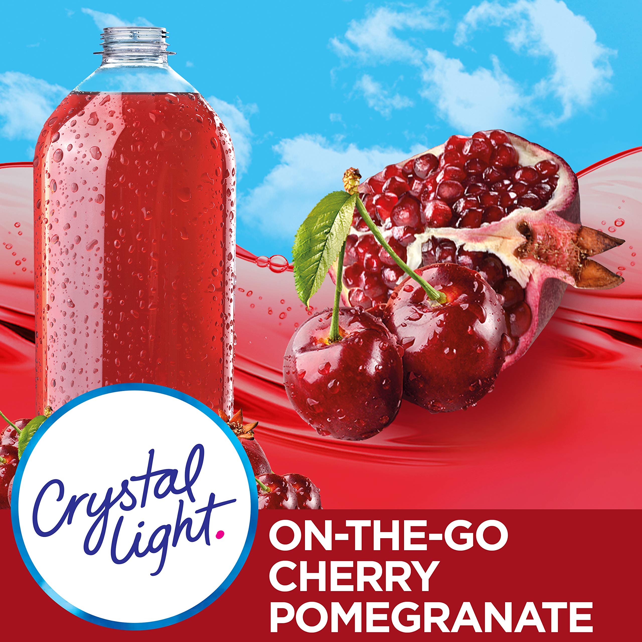 Crystal Light Sugar-Free Cherry Pomegranate Drink Mix (10 On-the-Go Packets)
