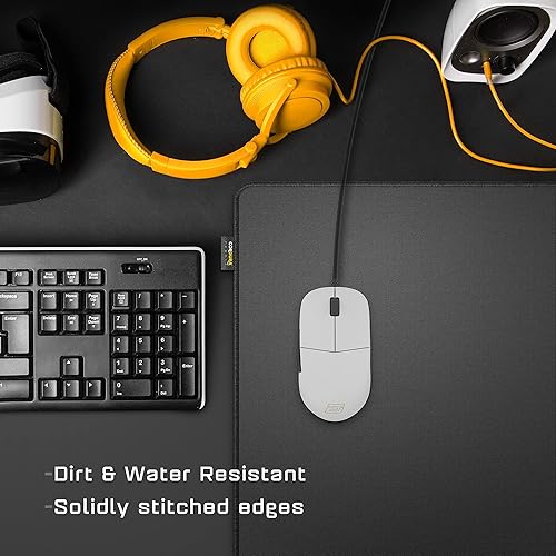 Miniatura 5 de ENDGAME GEAR MPC 450 - Alfombrilla de mouse para juegos, 17.72 x 15.75 pulgadas, alfombrilla de escritorio grande para teclado y mouse, tela Negro