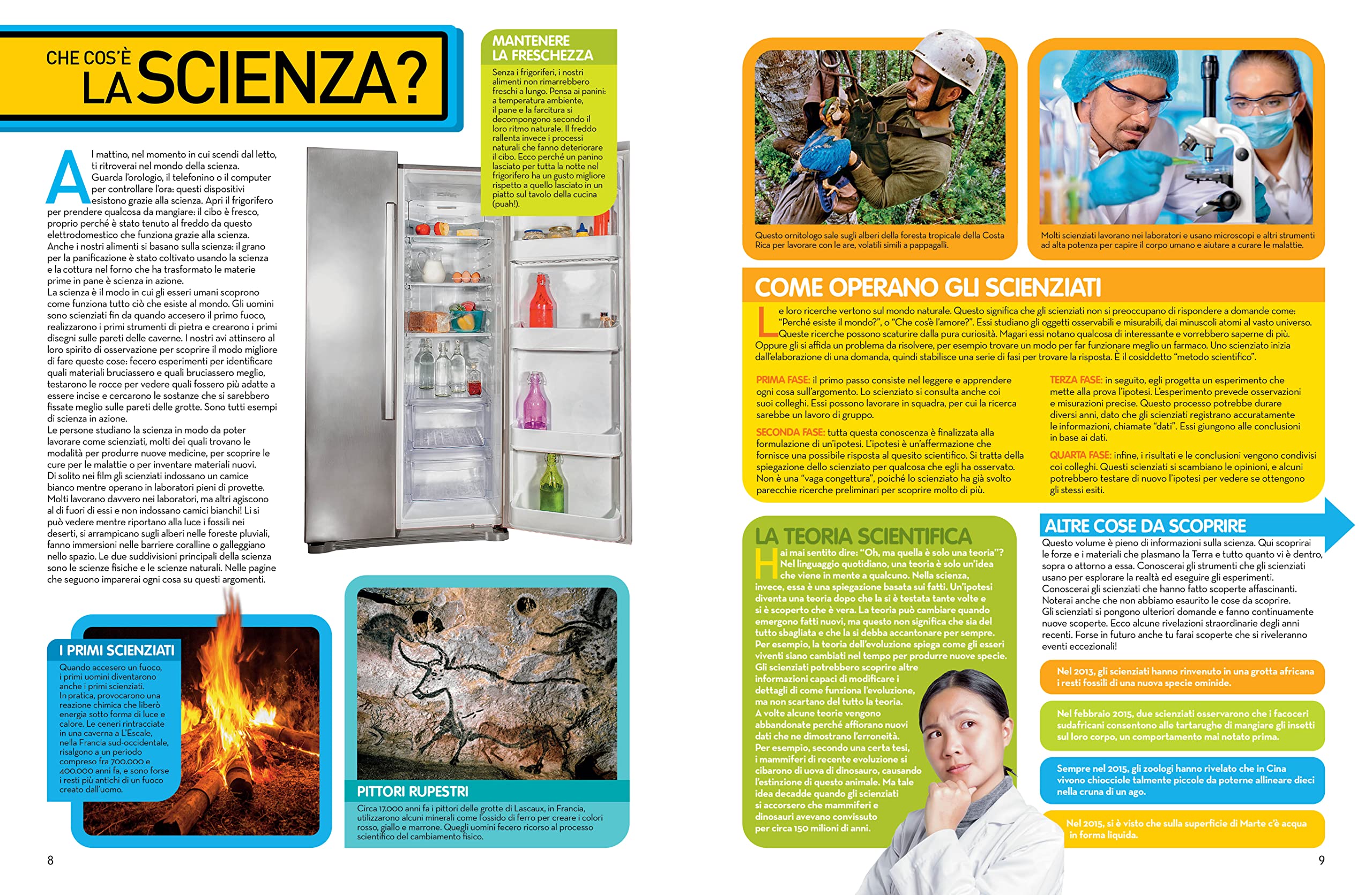 LibroScienza - Enciclopedia della Scienza per Tutte le Età | Atomi e Particelle | Chimica Alimentare | Animali | Esplorazione Spaziale - Edizione Illustrata