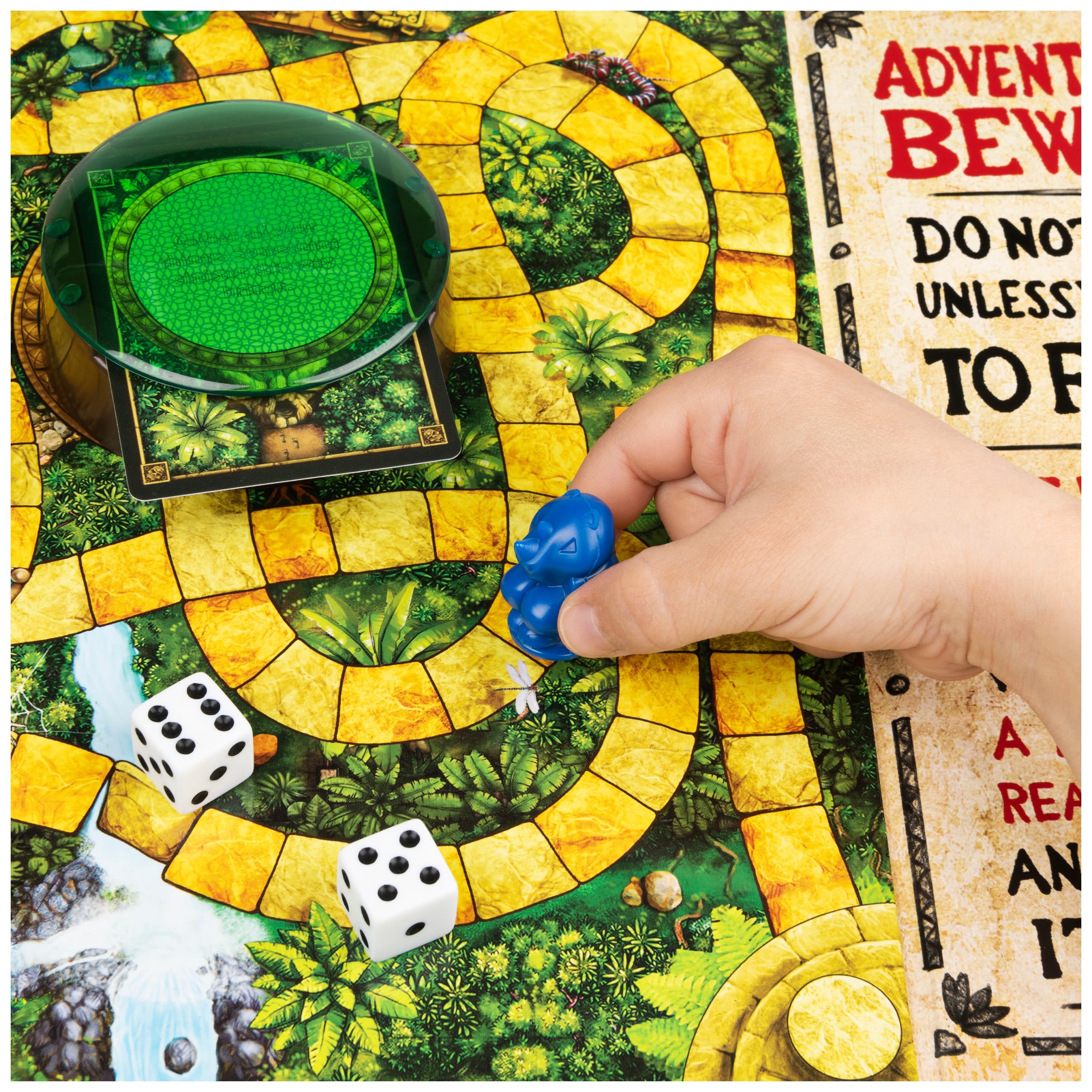 Jumanji: el Juego, clásico Juego de Mesa de Aventuras para familias y niños a Partir de 8 años