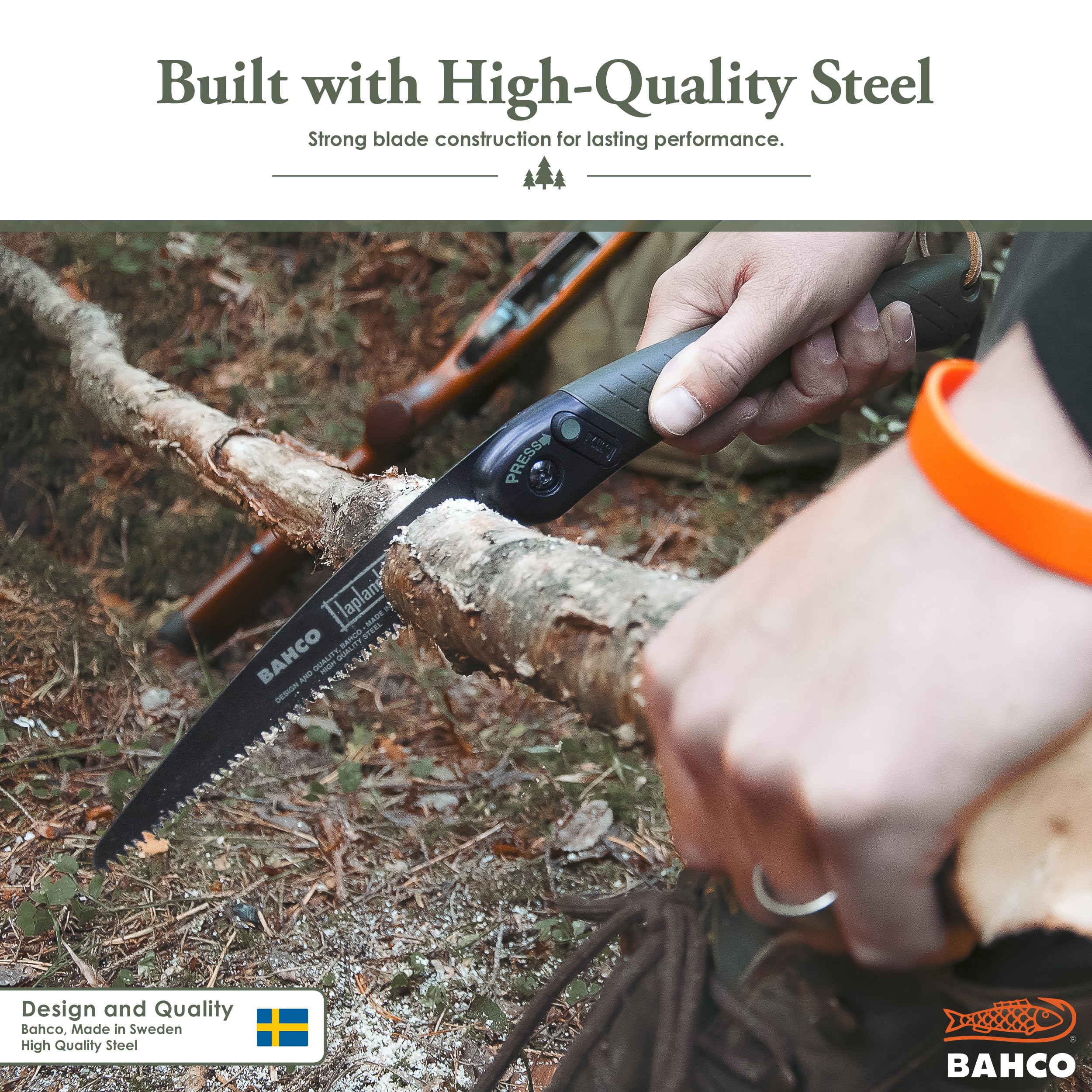 Bahco Laplander Folding Saw - 7.5" Blade -5