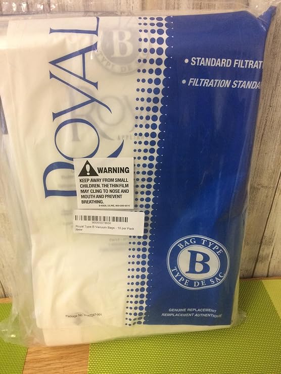 Royal Type B Vacuum Bags - 10 per Pack