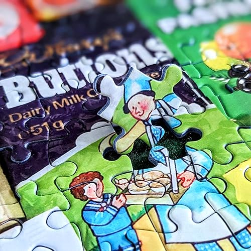 Miniatura 7 de Rompecabezas de 1000 piezas Sweet Memories de los años 80  Dulces retro  Rompecabezas sostenible para adultos  Tablero 100% reciclado premium