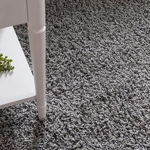 Miniatura 6 de Unique Loom Solid Shag Collection - Alfombra rectangular (10 x 13 pies 11 pulgadas, rectangular, gris nube)