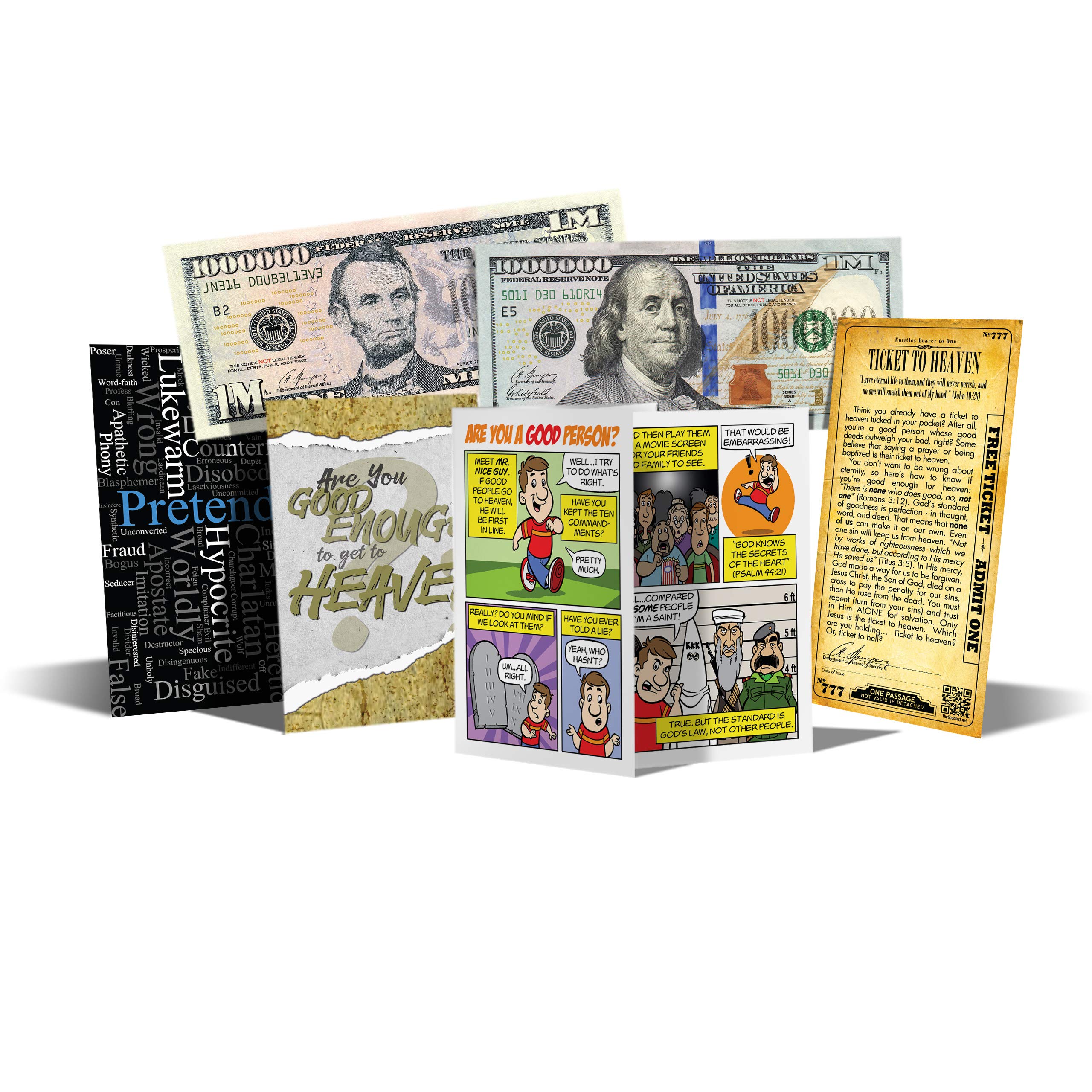 Amazon.com : Gospel Tract Sample Pack (One of Each Tract - More