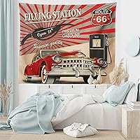 Vista 174 de Ambesonne Tapiz de isla tropical, olas del océano en la playa de Seychelles al atardecer horizonte, decoración de tela para colgar en la pared