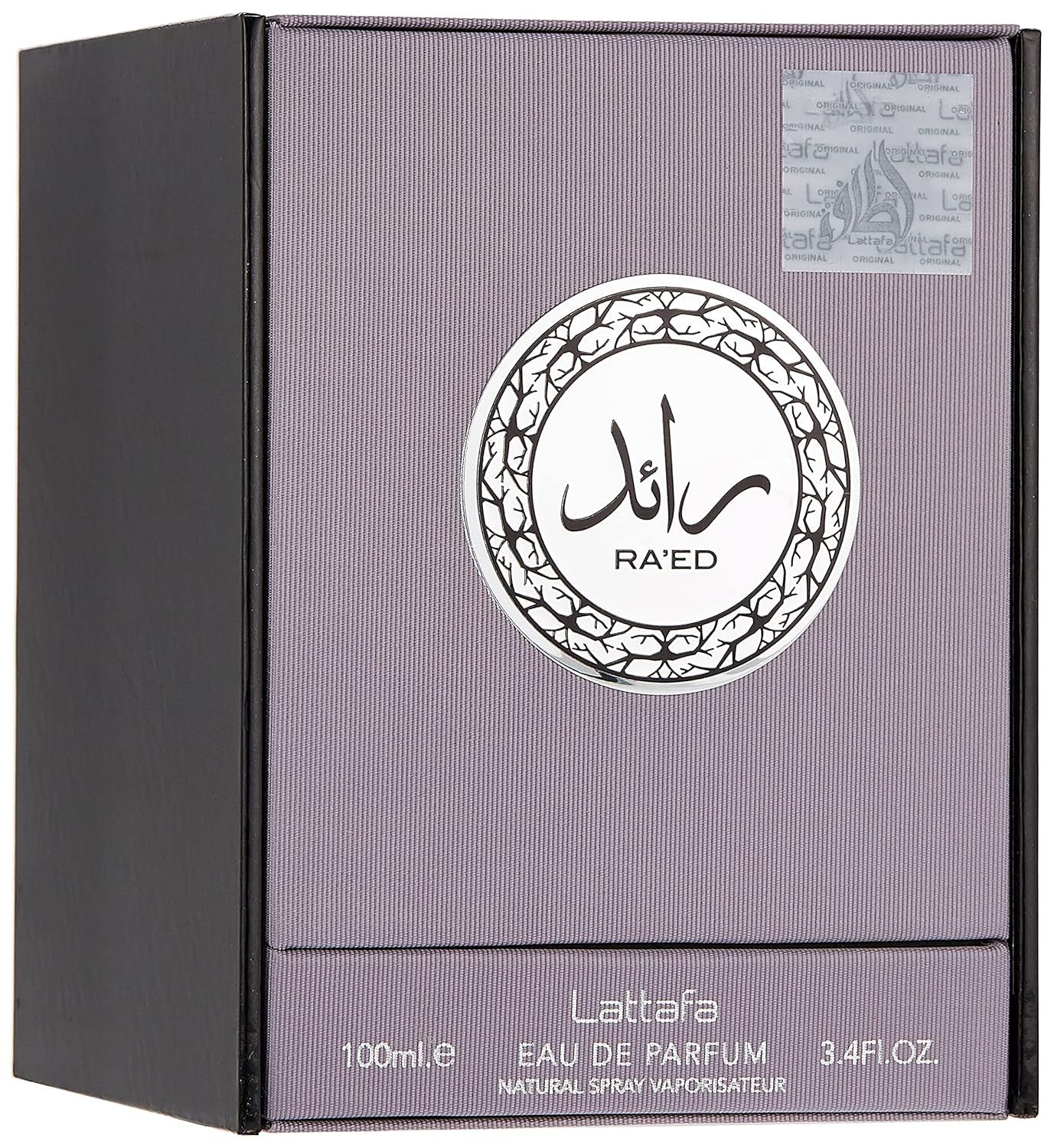 Lattafa Raed Silver – Citrus, Spicy, Woody, Amber – Eau de Parfum Spray Long-Lasting Fragrance for Unisex, 3.40 Ounce / 100 ml