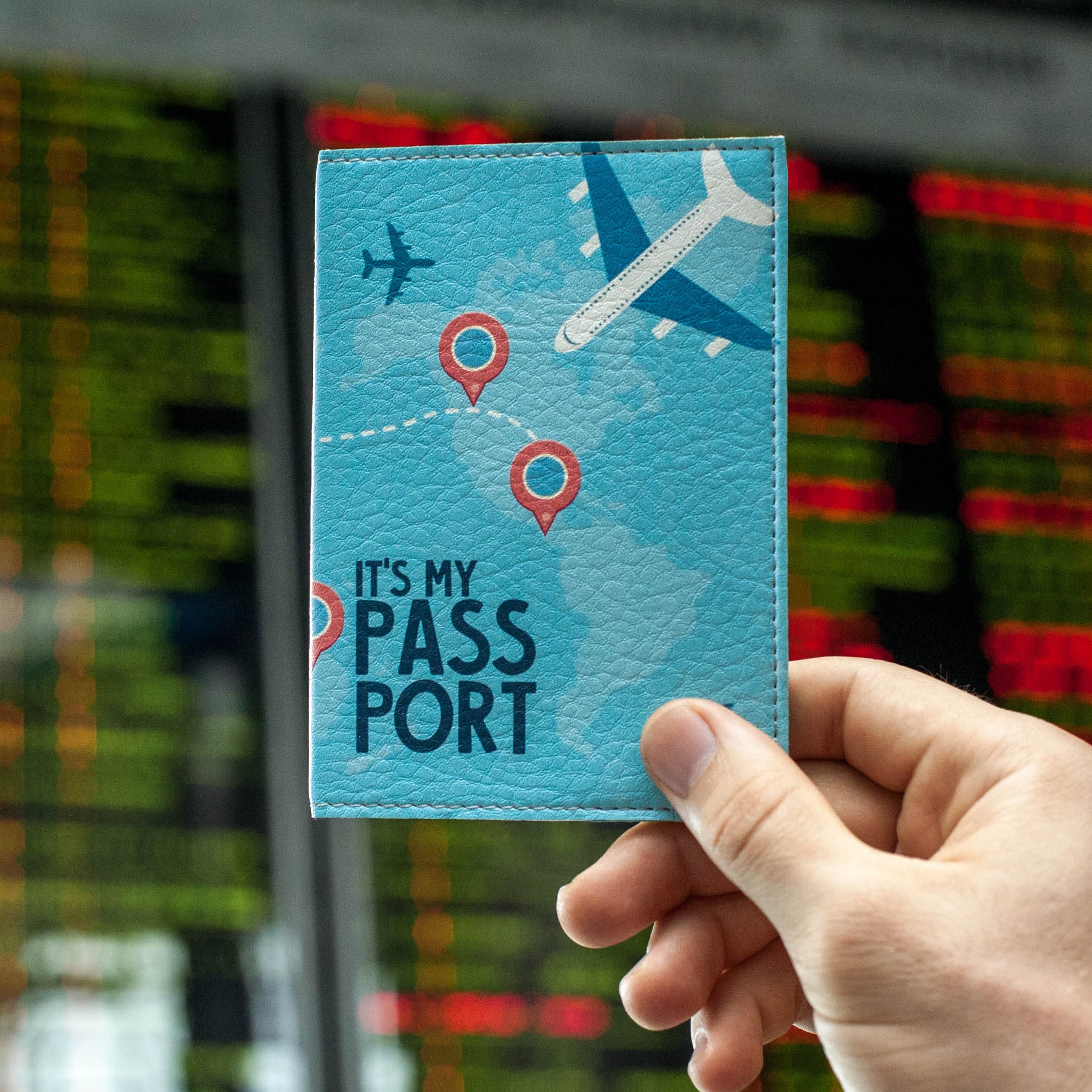 Funda para Pasaporte para niños, Mujeres y Hombres, Bonito Soporte para Pasaporte de Viaje