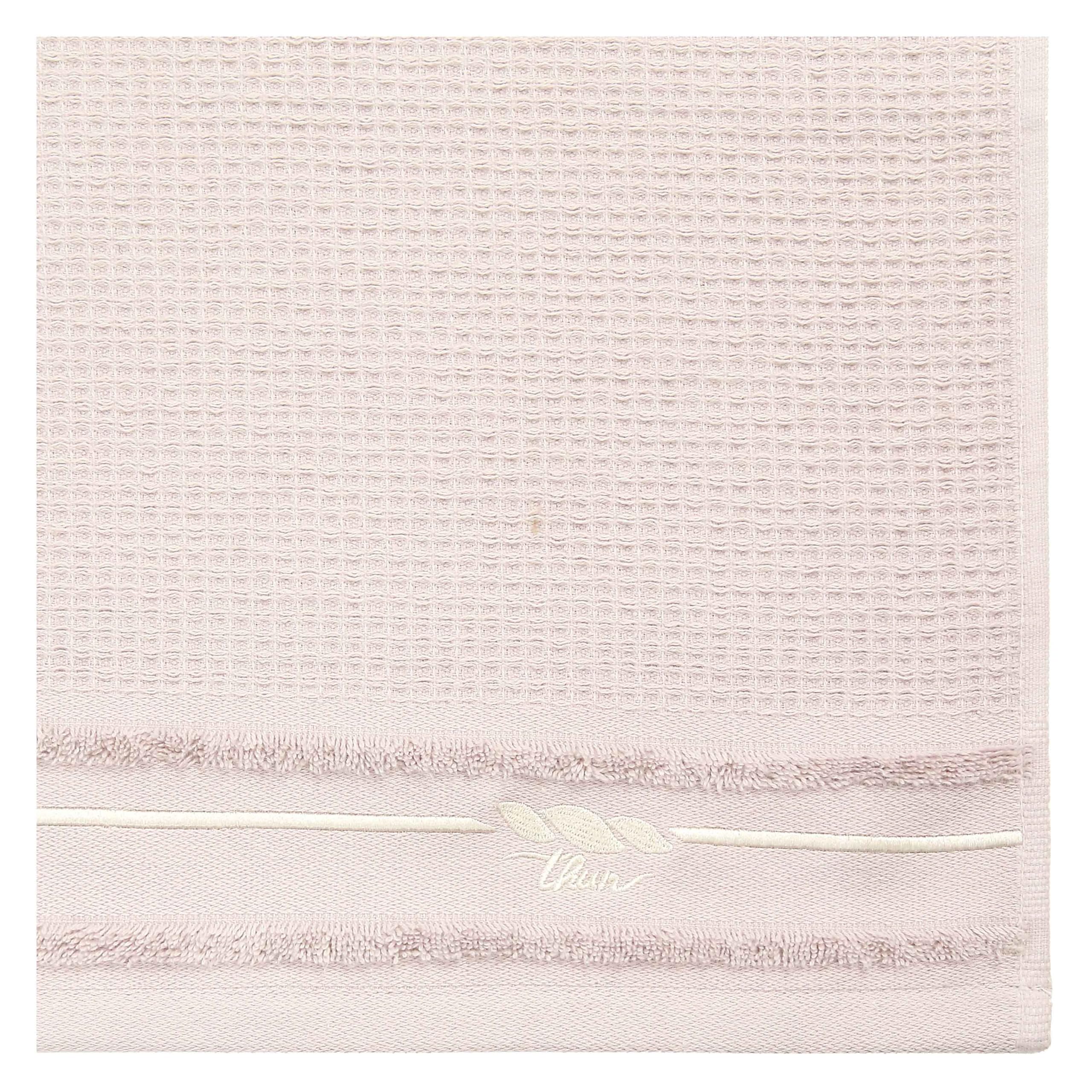 THUN Set 2 asciugamani, lilla, 100% cotone, Collezione Country Bloom, t40 x 60, 60 x 100 cm