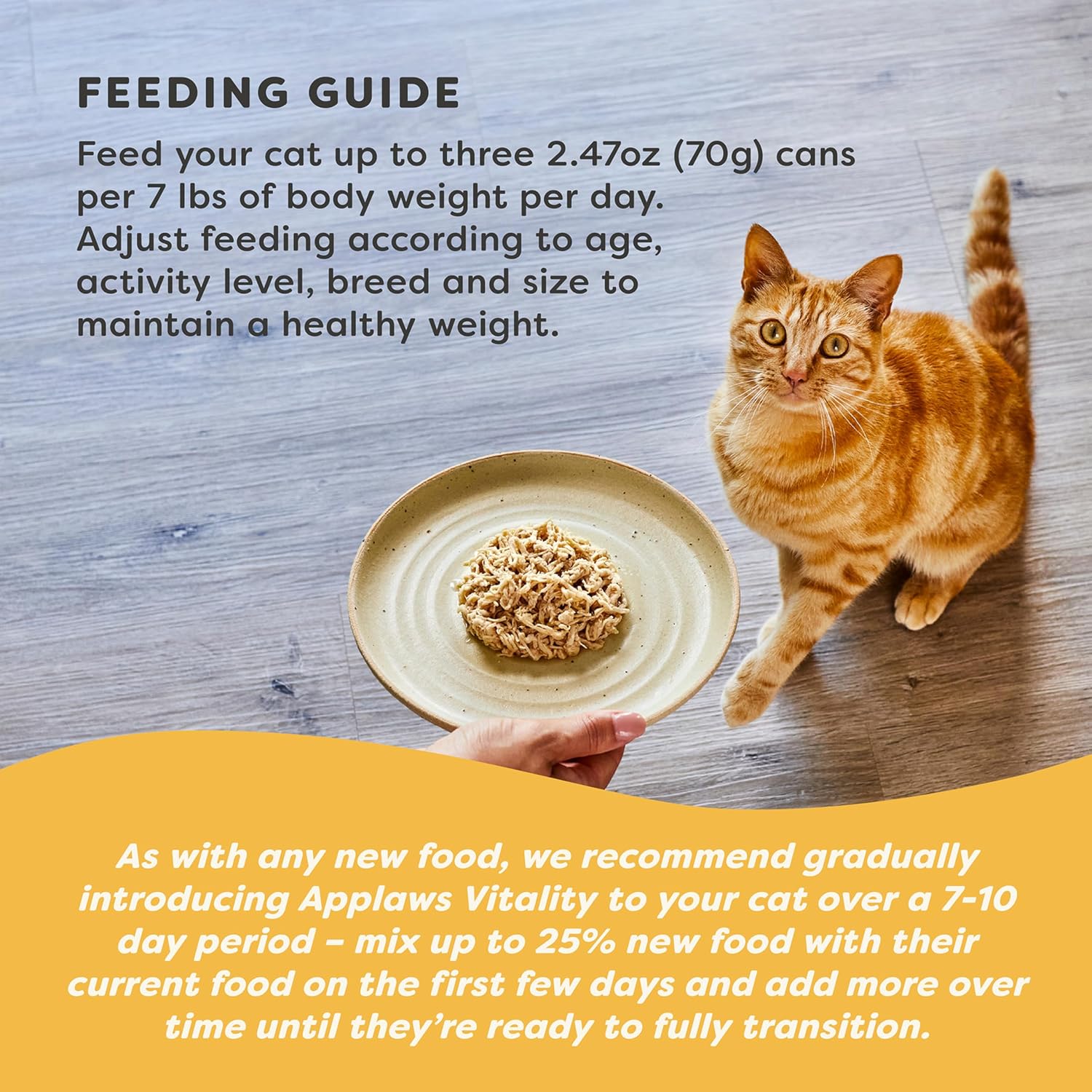 Applaws Vitality Wet Cat Food in Broth, Natural Cat Food with Added Vitamins & Minerals, Grain-Free, Carrageenan Free, Chicken Breast & Chicken Liver in Broth (24 x 2.47oz Cans)