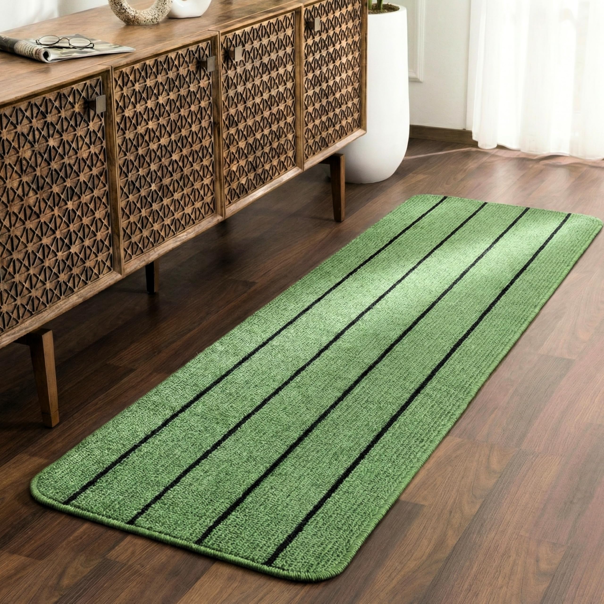 Saral Home PP Runner (Green, 43x120 cm)-picture-16
