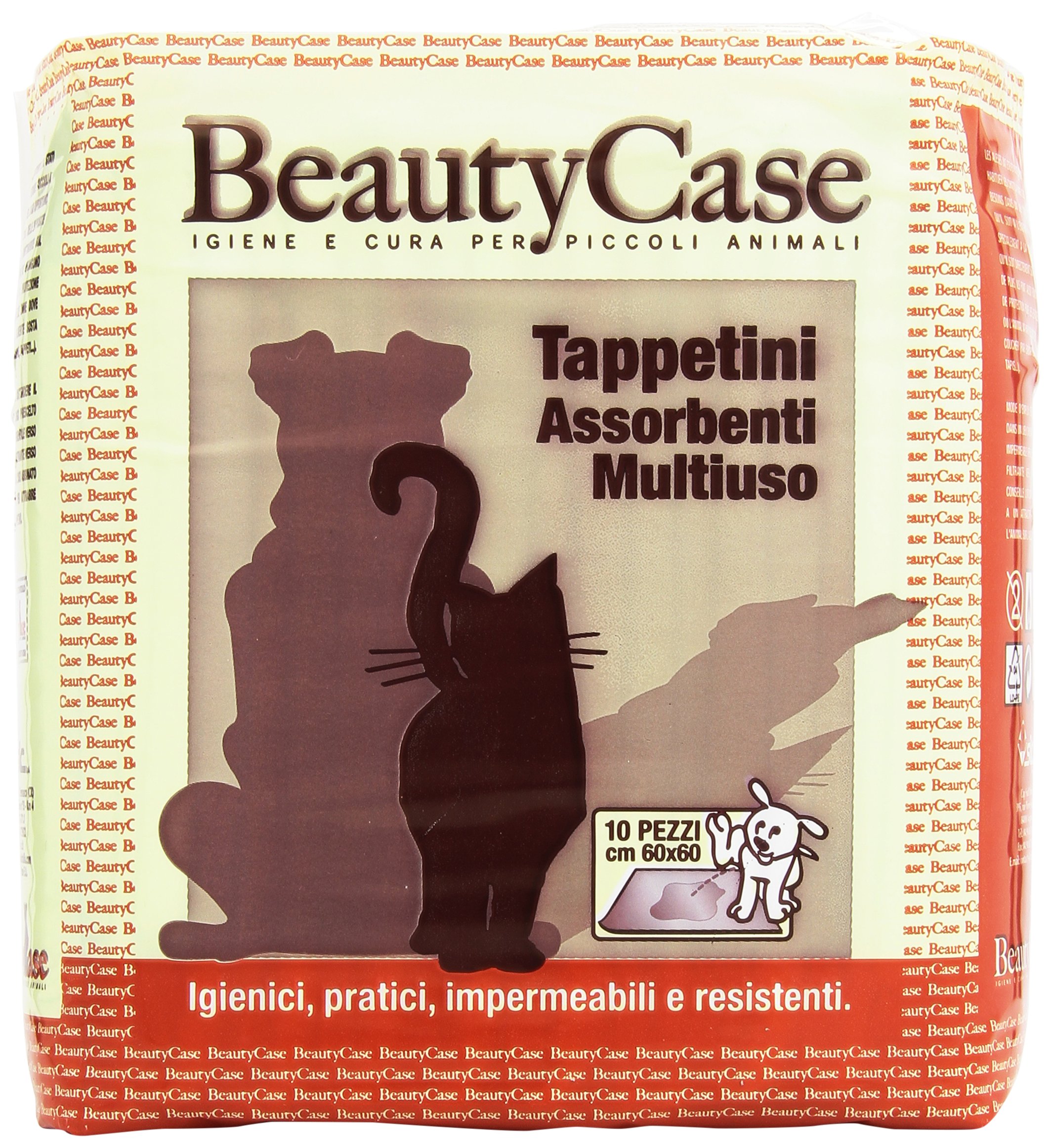 Beautycase tappetini assorbenti multiuso 10 pezzi 60 x 60 cm (1000056637)