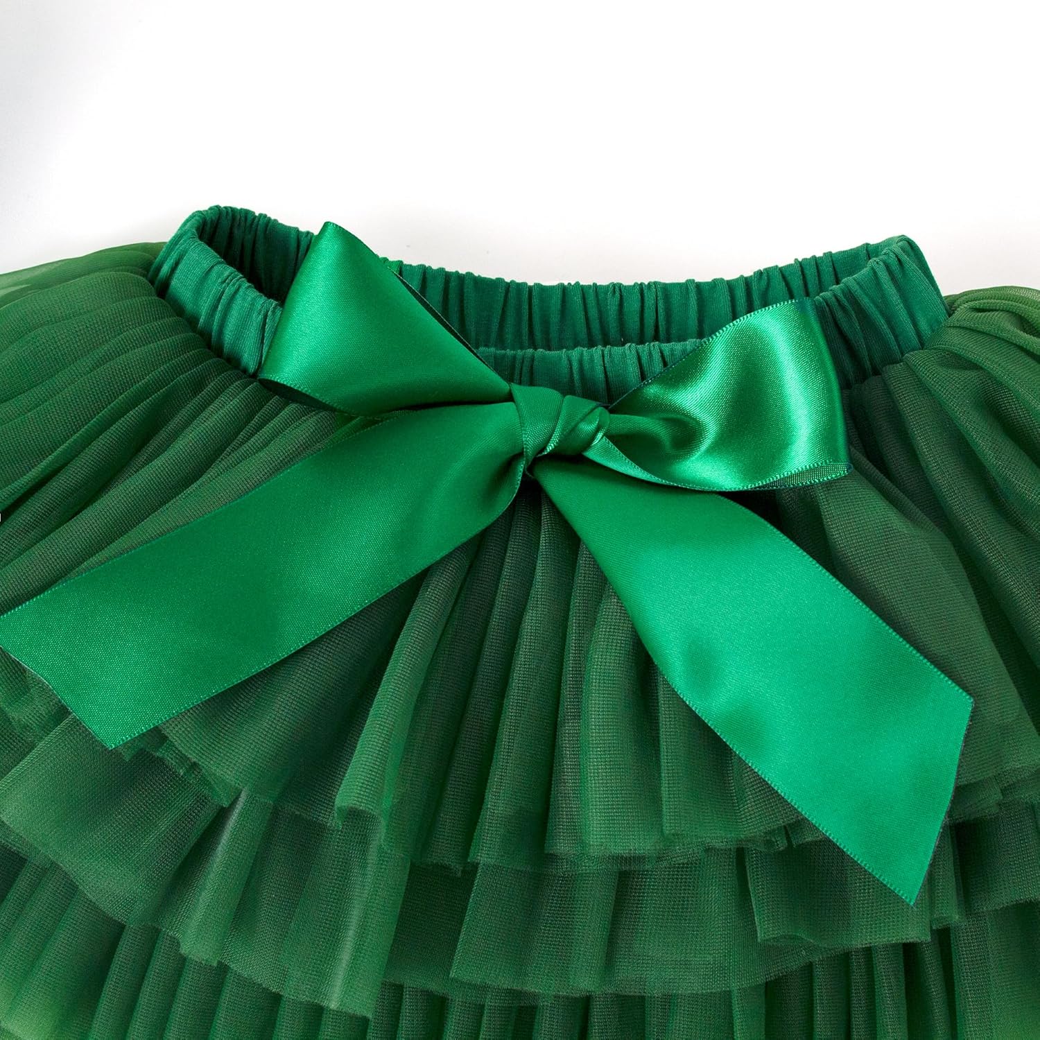 LYSMuch 0-24M Baby Girls Outfit Set Tutu Skirt with Diaper Cover Ruffle Sleeve Bodysuit Flower Headband - Image 7