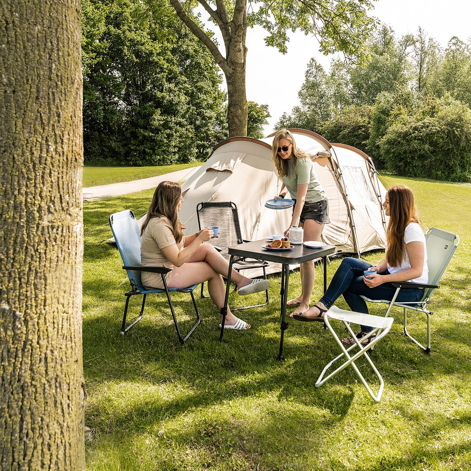 TravelLife Campingstuhl Como Blend Grey Küche, Haushalt & Wohnen