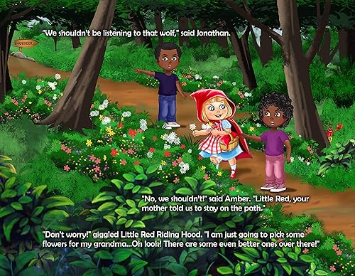 Miniatura 8 de Caperucita Roja - Libro personalizado con el nombre de tu hijo, para 2 niños, cabello, piel, ojos