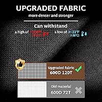 Vista 8 de iBirdie - Funda impermeable y a prueba del clima para bañera de hidromasaje al aire libre, 90 x 90 pulgadas, para SPA cuadrado de 89 x 89 o 88 x 88