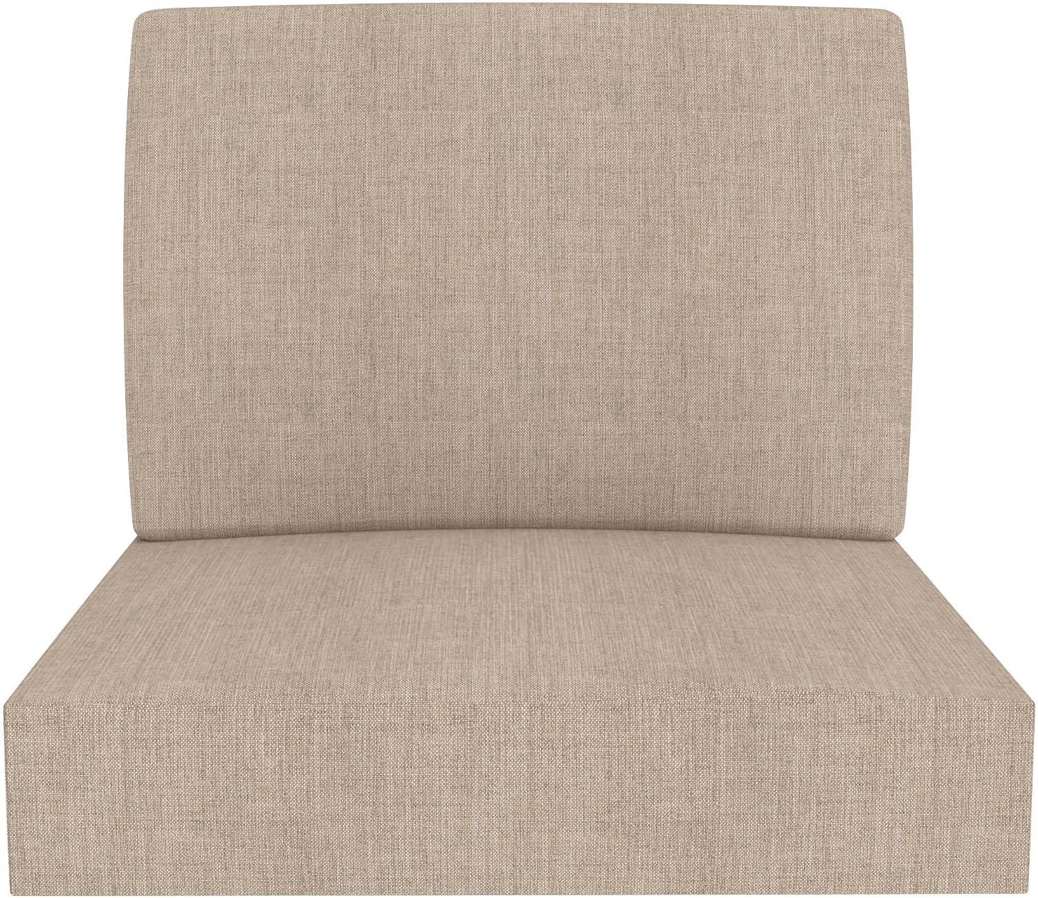 Covers & All Outdoor Deep Seat Cushion for Patio Furniture, 28.5 x 28.5 x 5 Inch High-Density Foam Patio Chair Cushion with Water-Repellent & UV-Resistant Cover, Tear-Resistant Seat & Back Cushion