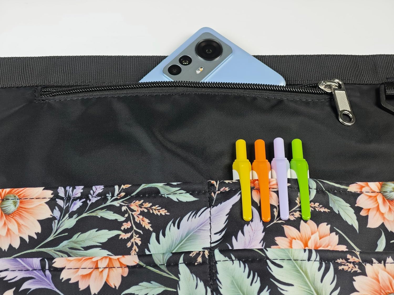 Waterproof Server Apron for Women with 7 Pockets,Quickly Put on and Take off Waitress Apron,Work Apron for Bartender Barista - Image 5