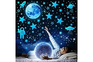 1078 PCS Glow in The Dark Stars Stickers for Ceiling