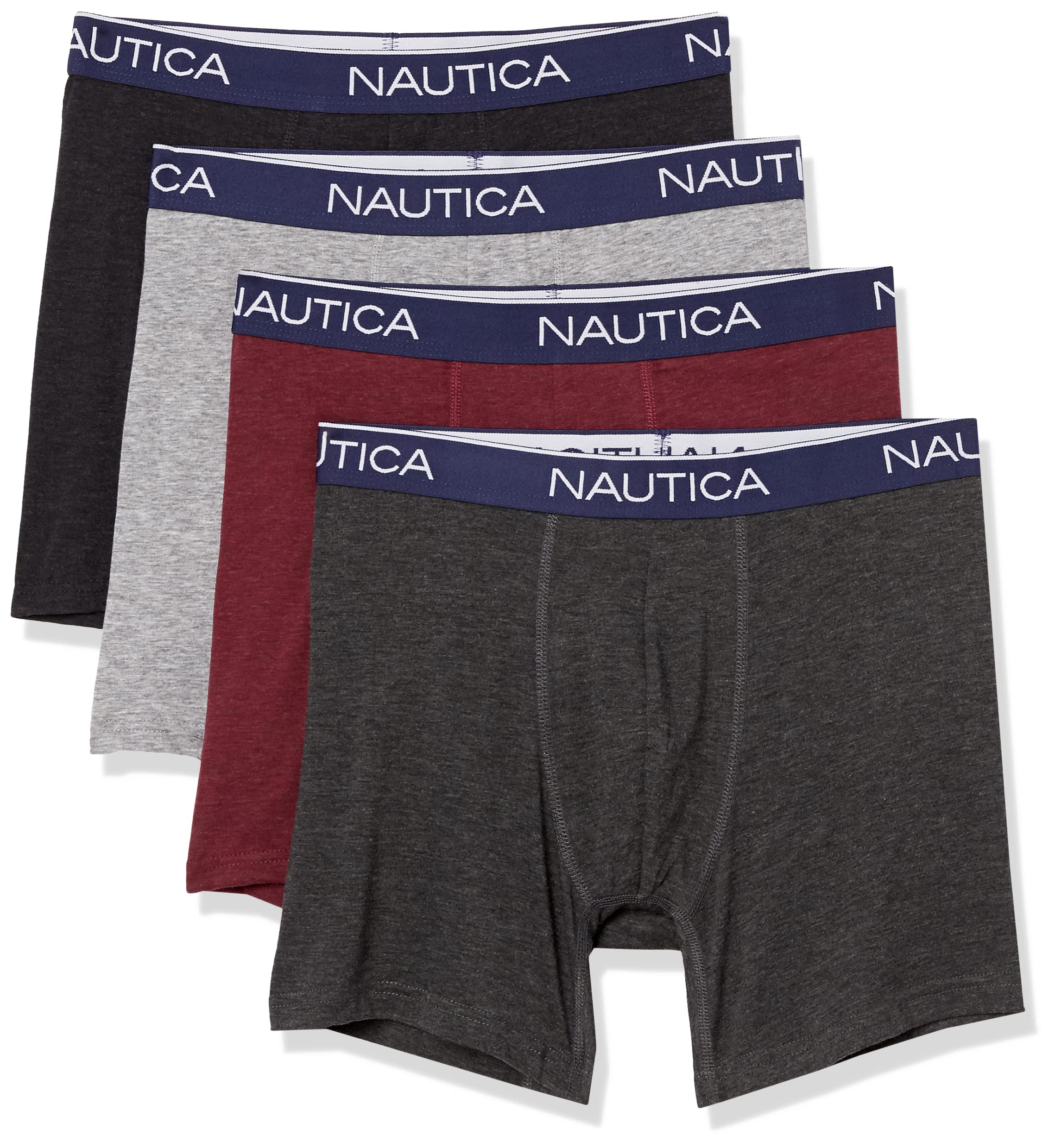 Men's 4 Pack Heather Stretch Boxer Briefs Boxer Briefs (pack of 4)