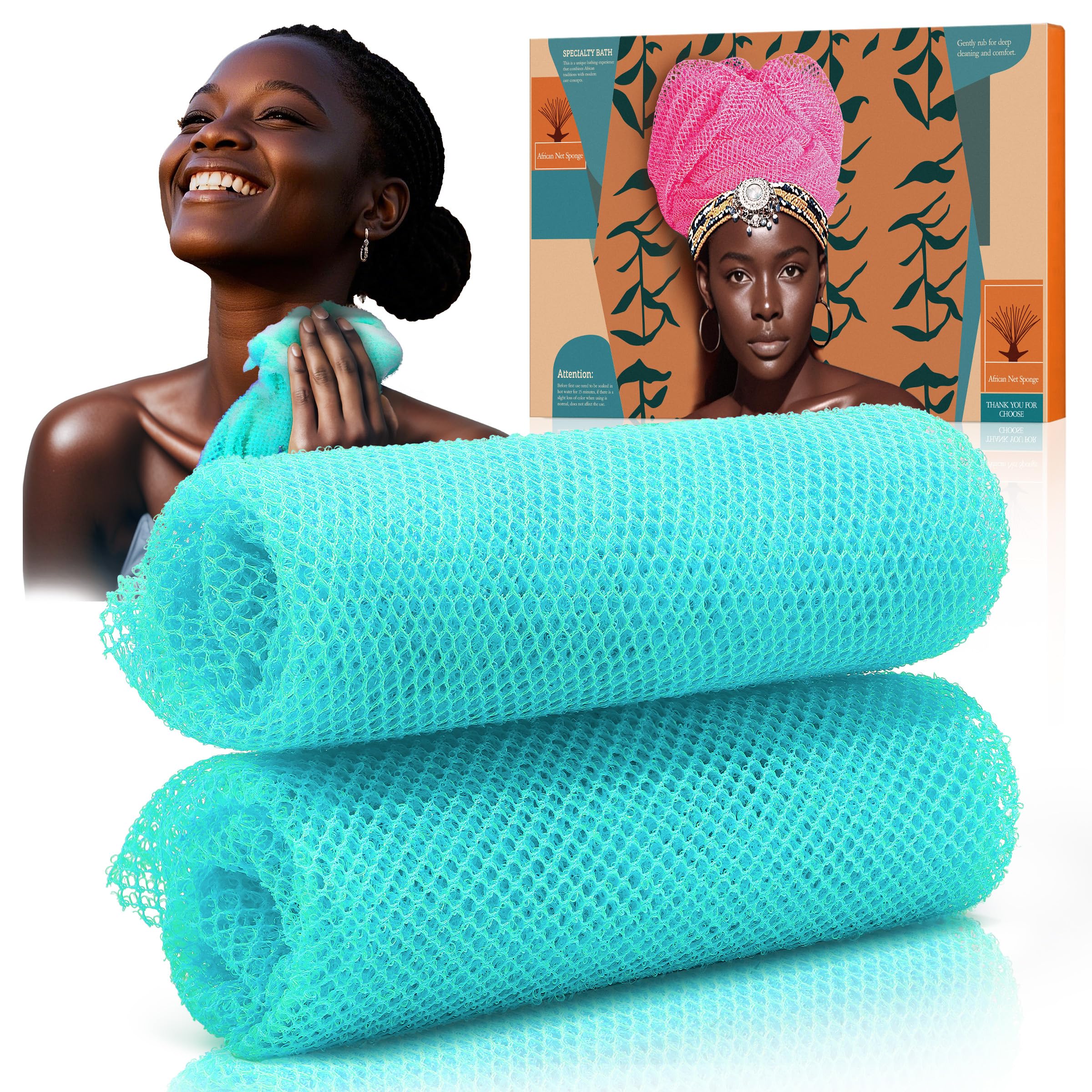 Photo 1 of **********BUNDLE ITEMS*****
SpiralScgv 2 Pieces African Net Sponge – Premium African Net Sponge for Deep Exfoliation Quick-Dry and Reusable Mesh for Smooth Skin?Green?++++++++Amooca Soft Auto Seat Belt Cover Seatbelt Shoulder Pad Cushions 2 PCS for a Mor