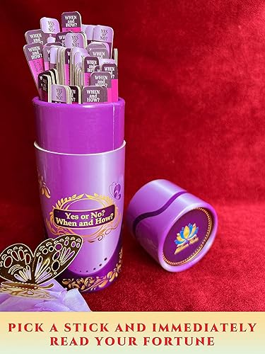 Miniatura 3 de Sí o no Cuándo y cómo 100 oráculos para adivinar afirmaciones positivas para aliviar el estrés, mensajes inspiradores, rompehielos, divertidos