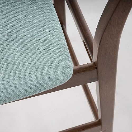 Miniatura 3 de Christopher Knight Home Gavin - Juego de 2 sillas de mostrador, acabado menta y nogal