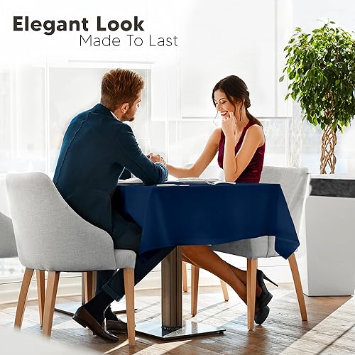 Miniatura 7 de Utopia Kitchen - Paquete de 2 manteles rectangulares lavables a máquina, tela de poliéster, para comedor, fiestas de bufé, pícnic, eventos, bodas y
