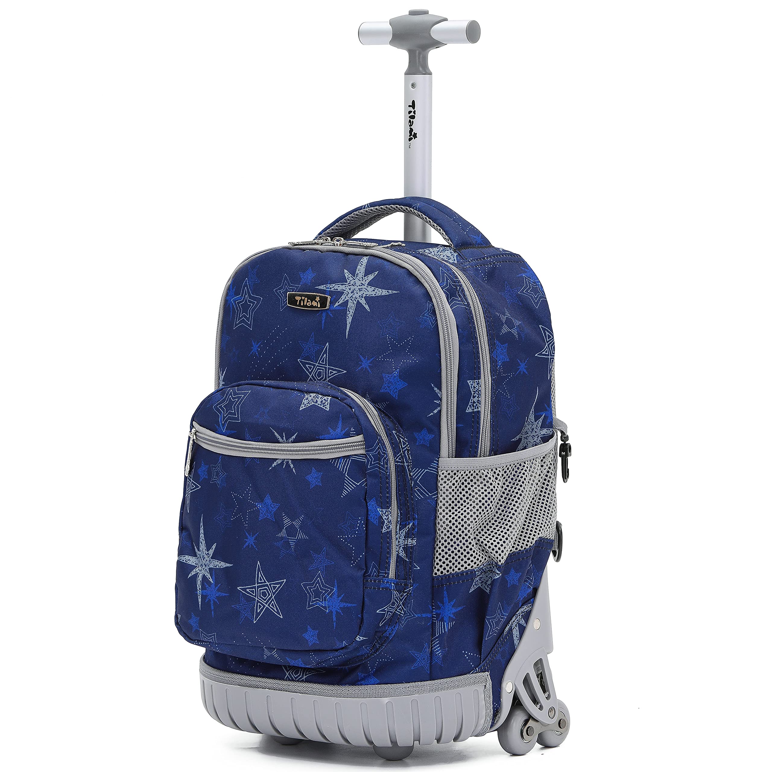 NEW TILAMIRolling Backpack with Wheels for Girls Boys 16/18 Inch Kids Laptop Backpack School Travel