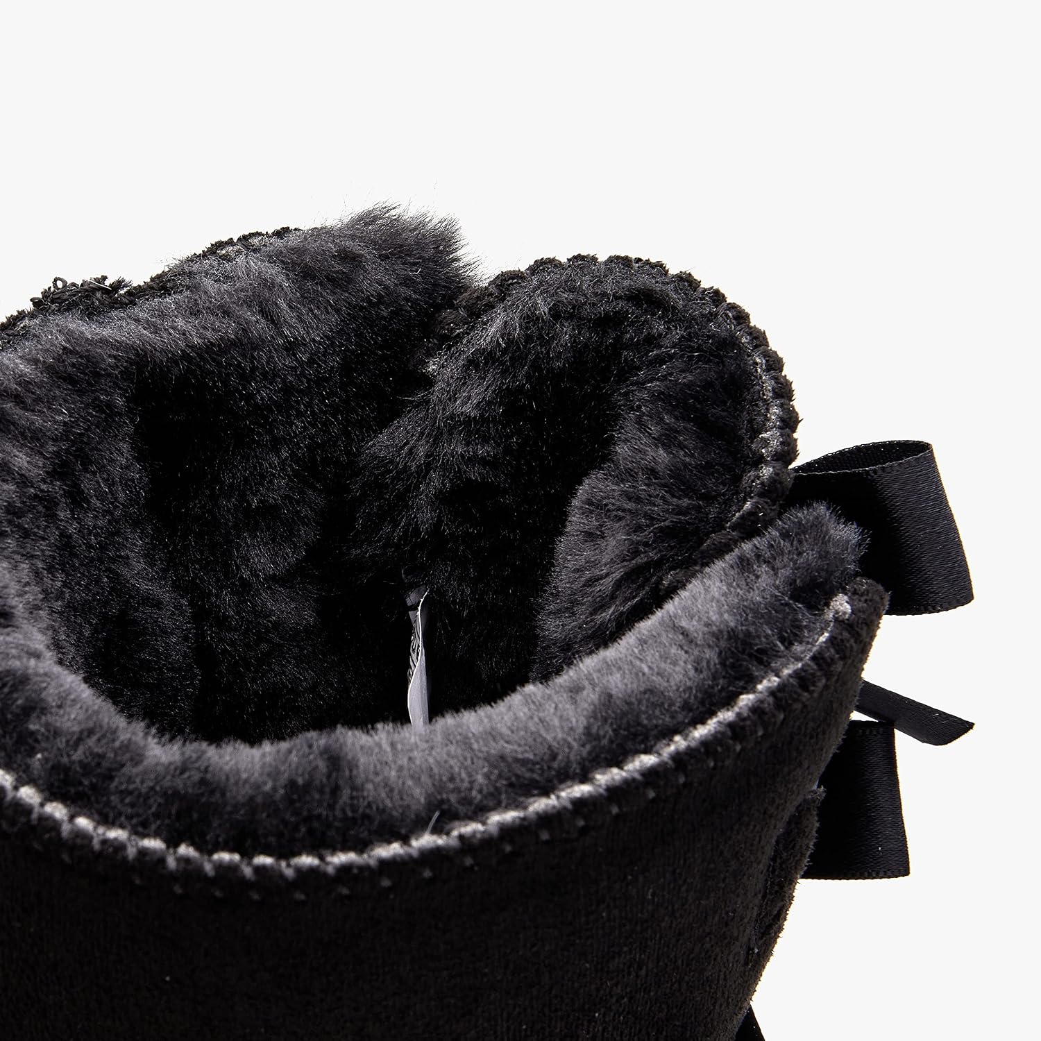 Weestep Women Mid-Calf Suede Winter Boots with Cute Bowknot