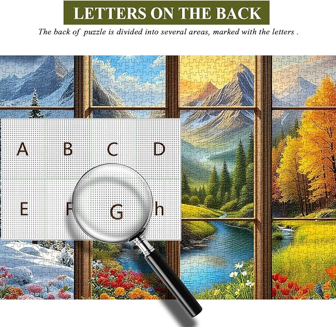 Puzzle PICKFORU de 1000 piezas con paisaje natural miniatura 3