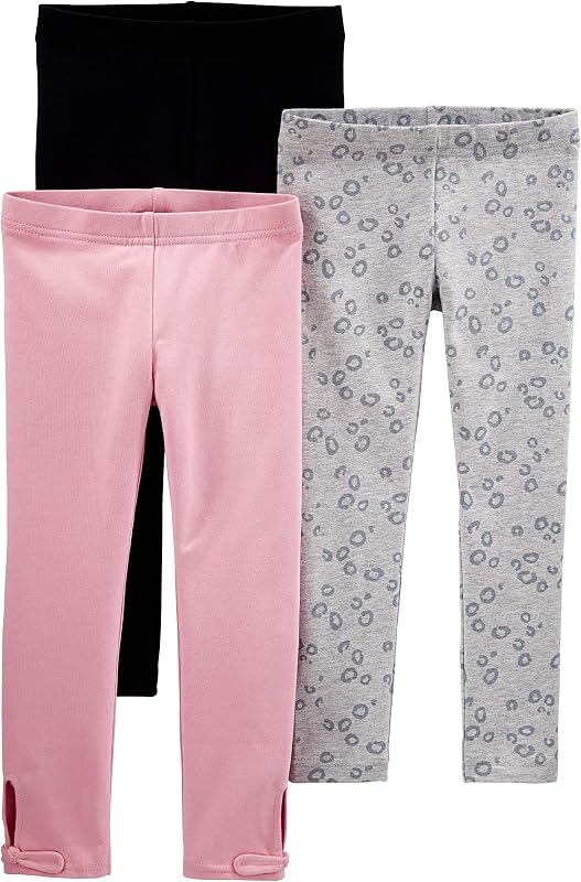 Pack de 3 leggings para niña de Simple Joys by Carter's