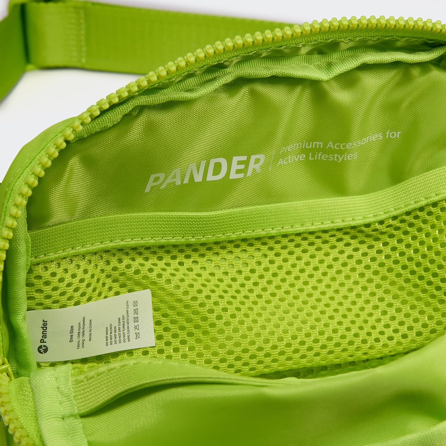 Pander Two Way Zipper Fanny Pack Nylon Everywhere Belt Bag for Women, Water Repellent Waist Packs, Crossbody Bags with Adjustable Strap(Grape Green). - Image 7