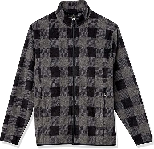 Miniatura 5 de Tienda Essentials - Chaqueta de vellón con cremallera completa para hombre (disponible en tallas para personas grandes y altas)