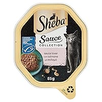 Sheba Sauce Collection, Cibo Umido per Gatti con Salmone