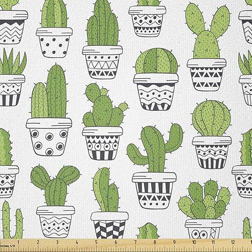 Ambesonne The Yard, tela de país prehistórico de The Yard, patrón de estrella patriótica en rayas diagonales, impresión temática nacional, tela de