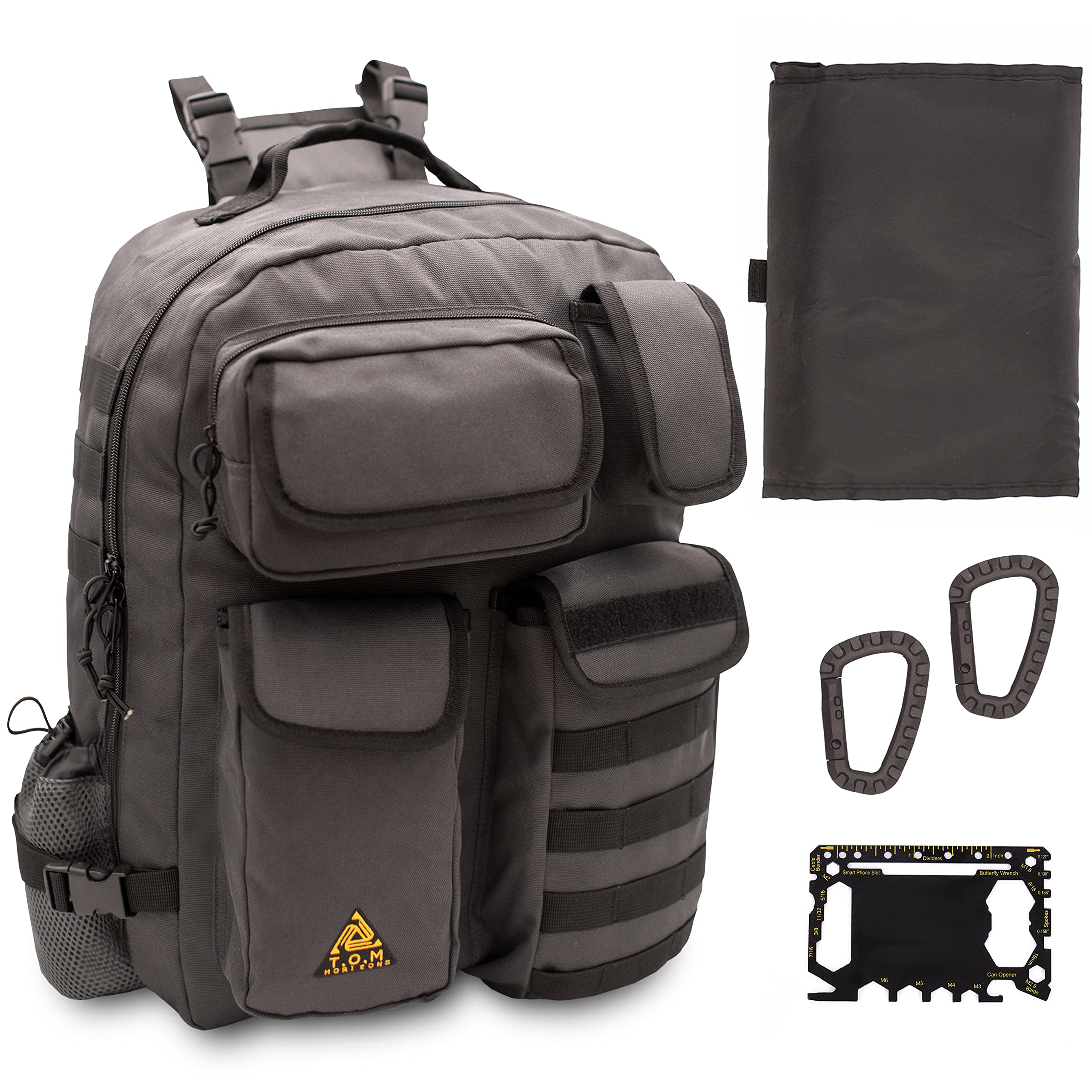 T.O.M HORIZONS Sling Diaper Bag for Dad; Single-handed Diaper Changing System. Changing Pad and much more included