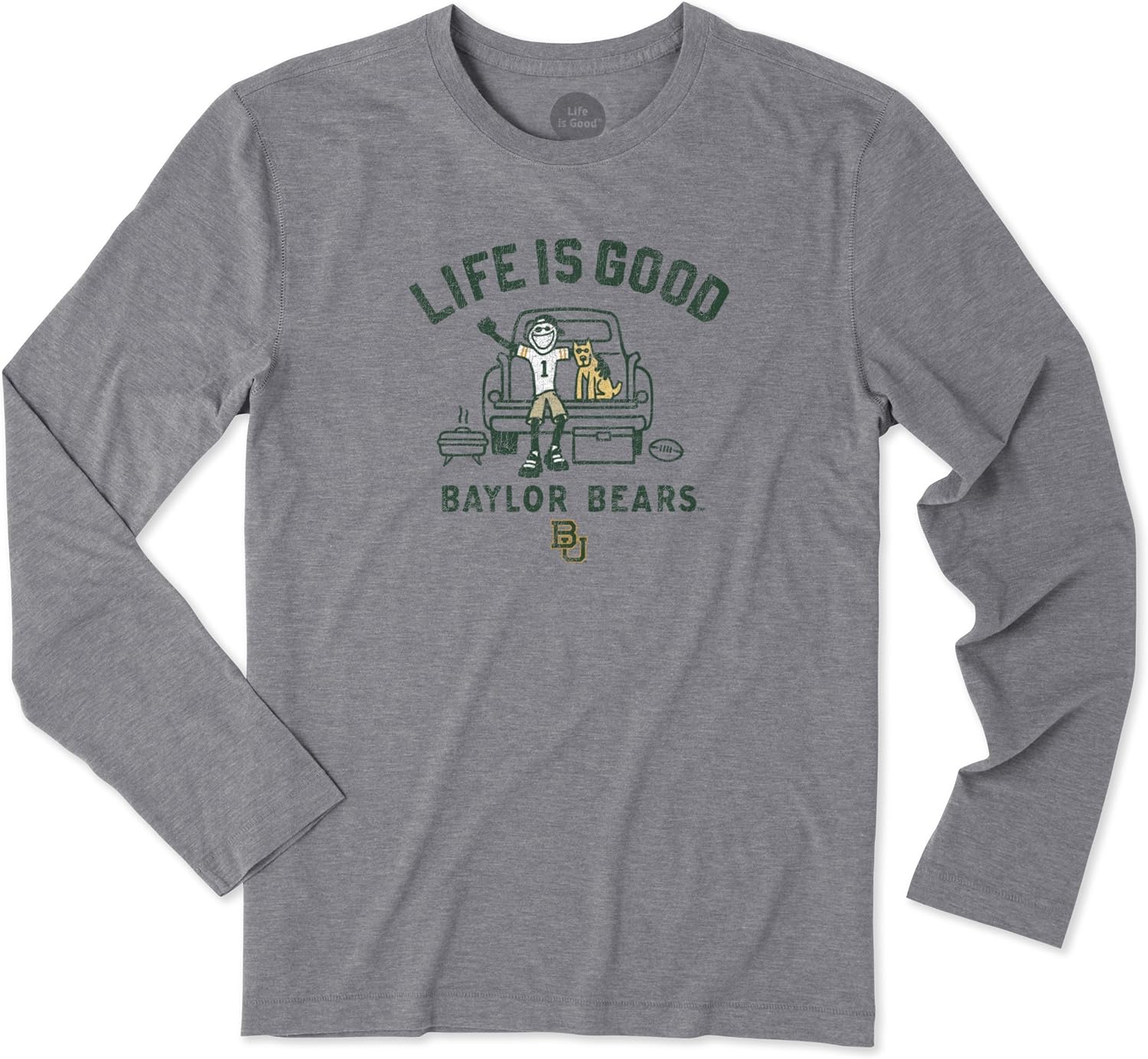 Life is Good Men's Longsleeve Cool Tee Tailgate Jake