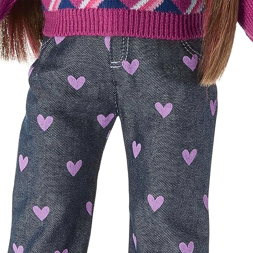 Miniatura 6 de American Girl Truly Me - Conjunto de muñeca de 18 pulgadas para el día escolar con cárdigan, camiseta y par de tenis, para mayores de 6 años