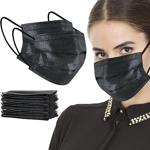 Miniatura 72 de akgk Mascarillas desechables 100 unidades, máscara facial protectora de 3 capas, máscaras faciales verdes Verde1