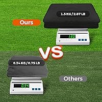 Vista 4 de Funda para parrilla 600D resistente, ajuste universal, impermeable, protector para parrilla de barbacoa con correas ajustables, cubierta de horno