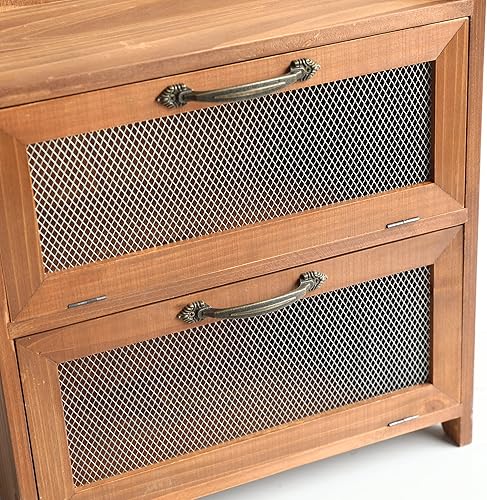 Miniatura 6 de COLLECTIVE HOME - Armario de almacenamiento de 2 niveles, armario de encimera, organizador de madera para cocina, sala de estar, dormitorio,