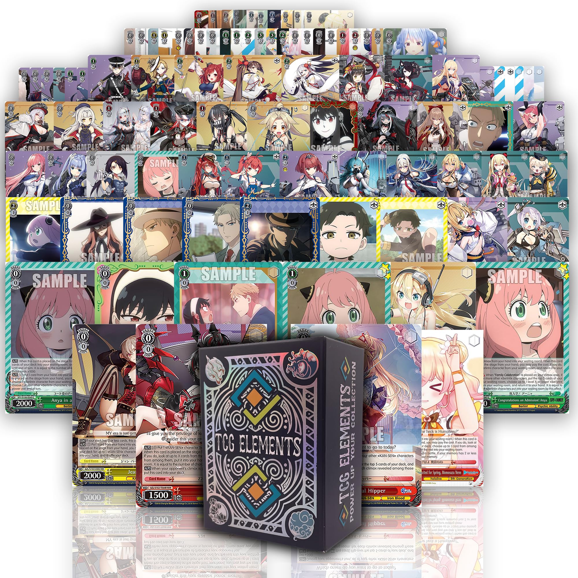 Amazon.com: TCG Elements - Weiss Schwarz TCG Bundle, 100 Common