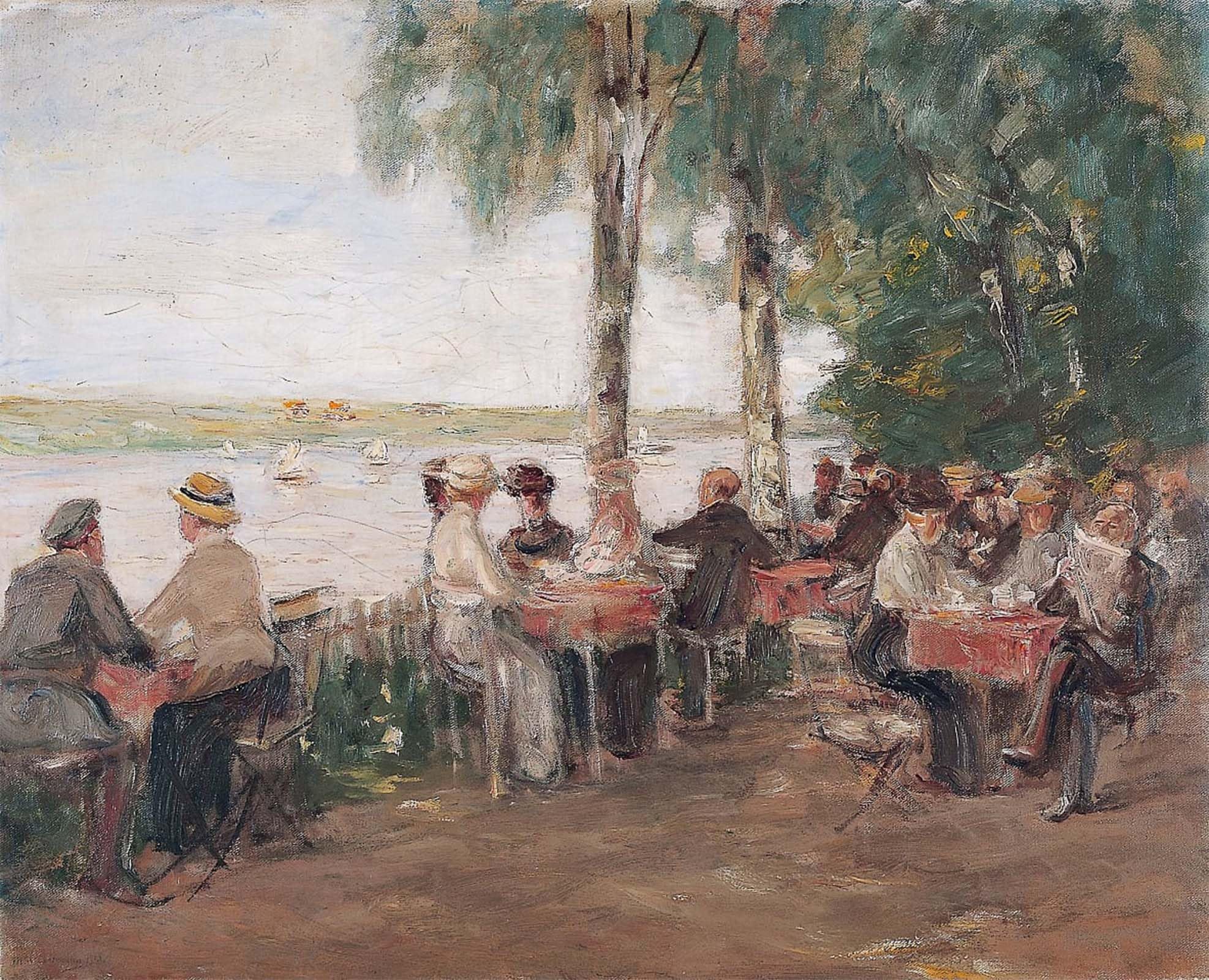 Lienzo decorativo de Max Liebermann: Cuadro vertical Lungomare de 60x90cm 5