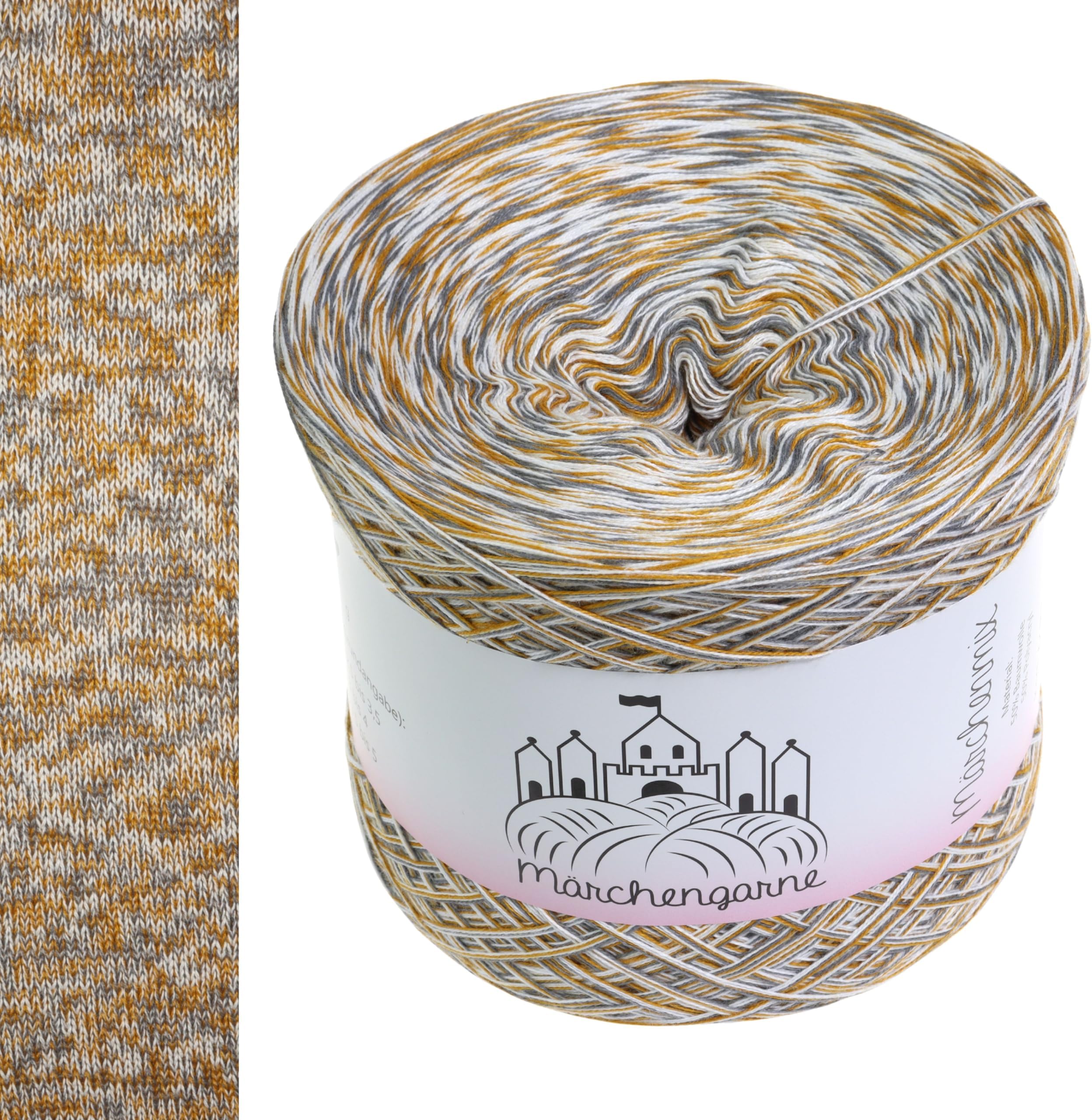 Wollbiene Aura Wooly Farbverlaufsgarn - 200g/700m 4-fädig Strickwolle