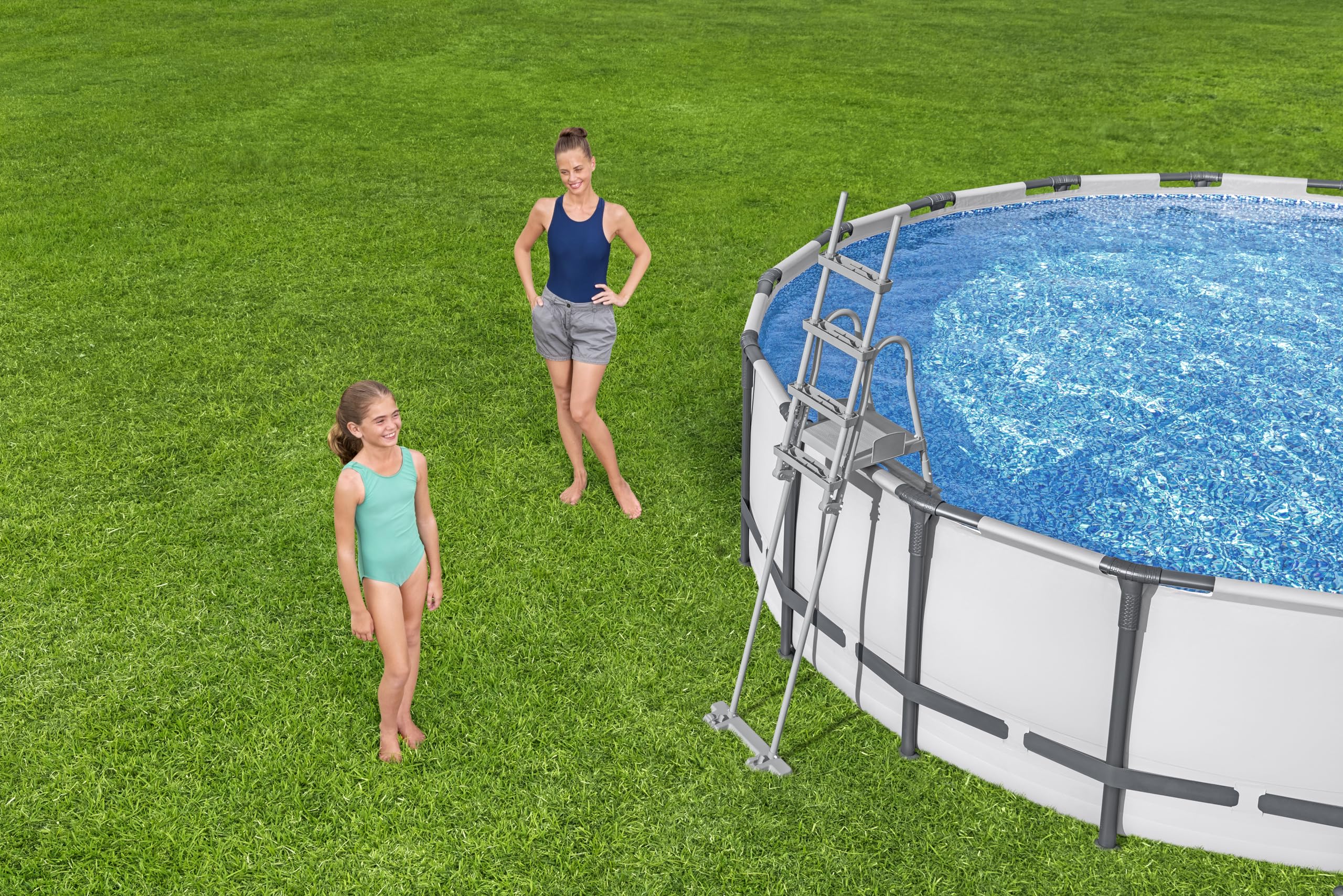 Bestway 58332-4 Drabina zabezpieczająca do basenu 1.32 m Flowclear™