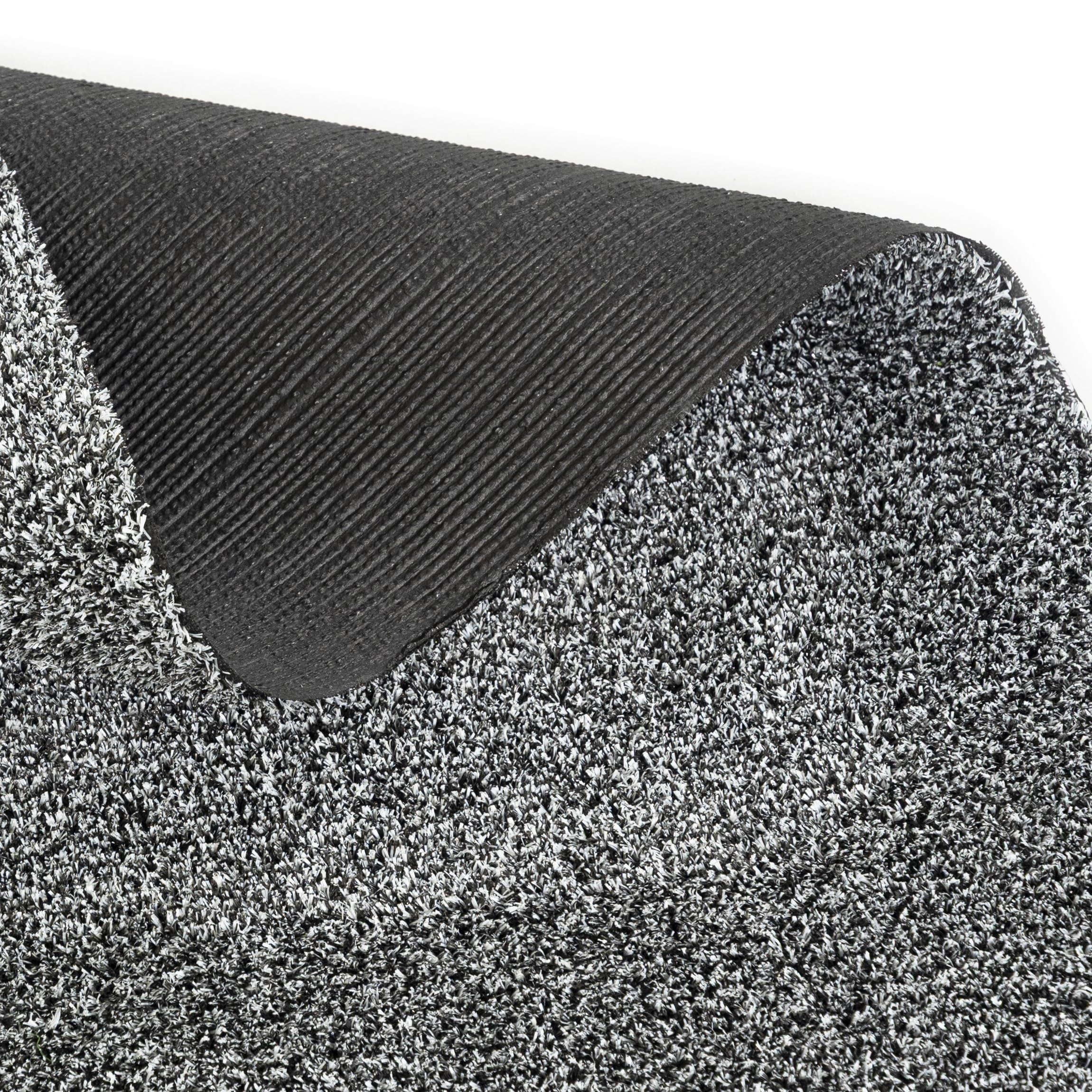 Mazovia Césped Artificial/Estera Gris Impermeable, Antideslizante para Balcón, Terraza, Patio, Pabellón por Metro, Resistente a la Intemperie - 200 x 300 cm