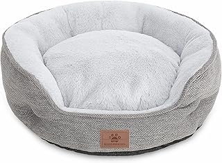 Cat Beds for Indoor Cats,Small Dog Bed,Cuddler Dog Beds,Calming Dog Bed Donut,Soft Anxiety Cozy Pet Beds,Puppy Bed for Small/Medium Dogs Washable Roun